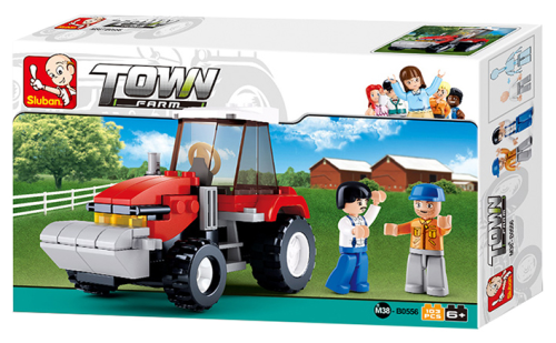KLOCKI SLUBAN B0556 Traktor Town Farm 103 El.