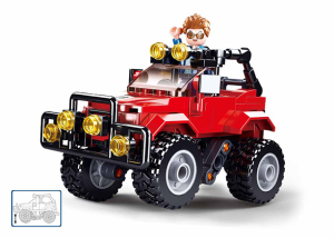 KLOCKI SLUBAN B0902 Samochód Terenowy TOWN 135 EL.