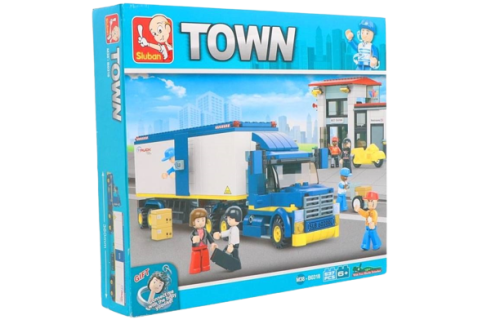 KLOCKI SLUBAN B0318 Niebieski Tir TOWN 537 EL.