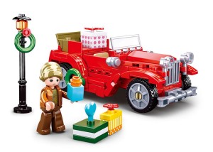 KLOCKI SLUBAN SAMOCHÓD AUTO POJAZD PREZENTY 153 EL. KOMPATYBILNE Z LEGO COBI