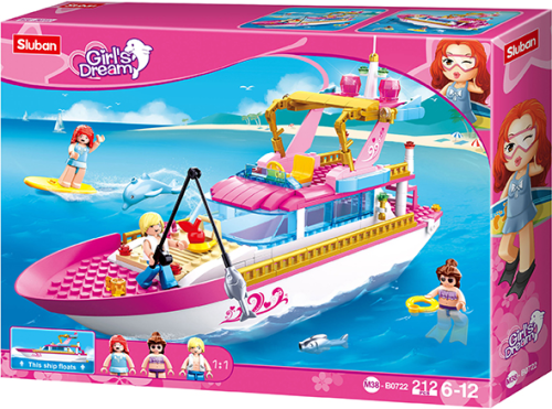 KLOCKI SLUBAN B0722 Jacht Girl's Dream 212 El.