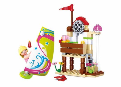 KLOCKI SLUBAN B0601 Windsurfer Girl's Dream 84 El.