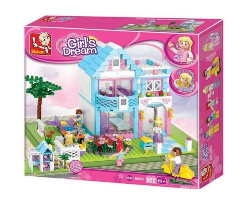 KLOCKI SLUBAN B0535 Willa z Ogrodem Girl's Dream 539 El.