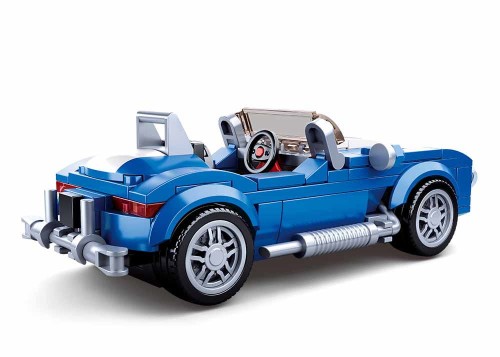 KLOCKI SLUBAN B0706 Niebieski Kabriolet Modelbricks 169 El.