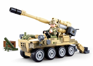 KLOCKI SLUBAN B0751 Działo Modelbricks 161 EL.