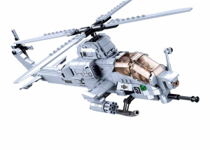 KLOCKI SLUBAN B0838 Helikopter szturmowy Modelbricks 482 EL.