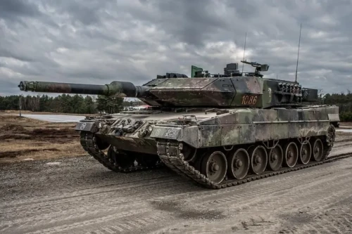 KLOCKI SLUBAN B0687 Czołg Leopard 2A5 Modelbricks 766 EL.