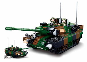 KLOCKI SLUBAN B0687 Czołg Leopard 2A5 Modelbricks 766 EL.