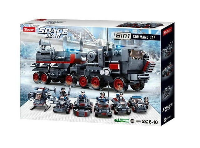 KLOCKI SLUBAN B0927 Kosmiczna Wojna 6W1 Space War 557 El