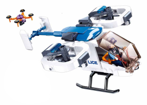 KLOCKI SLUBAN B0823 Helikopter Policyjny POLICE 161 EL.