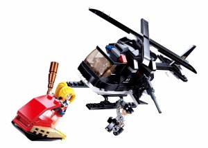 KLOCKI SLUBAN B0651 Helikopter Policyjny  + Skuter POLICE 221 EL.