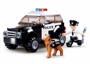 KLOCKI SLUBAN B0639 Radiowóz + Piesek POLICE 78 EL.