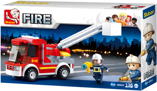 KLOCKI SLUBAN B0632 Wóz Strażacki FIRE 136 EL.