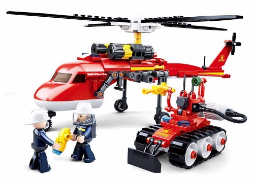 KLOCKI SLUBAN B0807 Helikopter Straż Pożarna FIRE 325 EL.