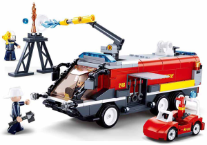 KLOCKI SLUBAN B0808 Lotniskowy Wóz Strażacki FIRE 381 EL.