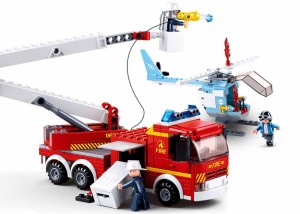 KLOCKI SLUBAN  B0627 Wóz Strażacki Helikopter 394 EL.
