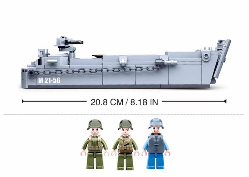 KLOCKI SLUBAN B0855 Barka desantowa WW2 ARMY 182 EL.
