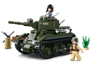 KLOCKI SLUBAN B0686 Czołg BT-7 WW2 ARMY 347 EL.