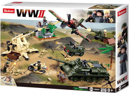 KLOCKI SLUBAN B0697 Bitwa pod Kurskiem WW2 998 EL.