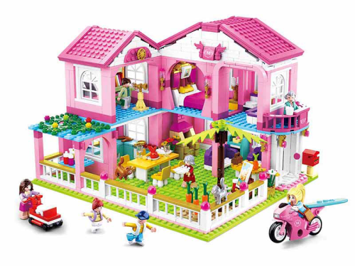 KLOCKI SLUBAN B0721 Domek z Ogródkiem Girl's Dream 896 El.