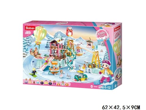 KLOCKI SLUBAN B0962 Wioska Narciarska GD Happy Diary 1065 El.