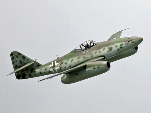 KLOCKI SLUBAN B0977 Samolot Messerschmitt ME 262 WWII ARMY 338 EL.