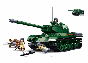 KLOCKI SLUBAN B0979 Czołg 2W1 IS-2 SU-152 WWII ARMY 845 EL.