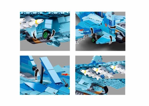 KLOCKI SLUBAN B0985 Samolot 2W1 Modelbricks 1040 EL.