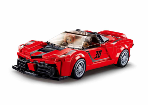 KLOCKI SLUBAN B0955 Włoski Samochód Wyścigowy Modelbricks 262 El.