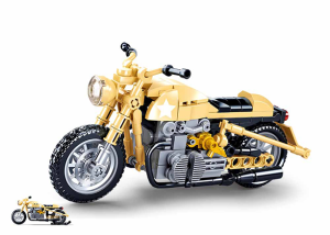 KLOCKI SLUBAN B0959 Beżowy Motocykl Modelbricks 223 El.