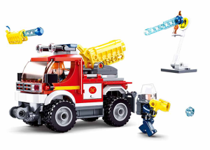 KLOCKI SLUBAN B0965 Wóz Strażacki z Armatką wodną FIRE 192 EL.