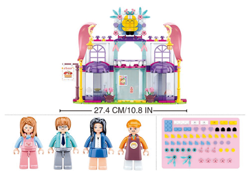KLOCKI SLUBAN B0972 Restauracja DIY Girl's Dream 358 El.