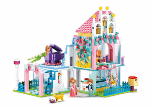 KLOCKI SLUBAN Dom DIY Girl's Dream 596 El.