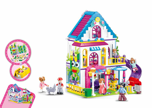 KLOCKI SLUBAN Dom DIY Girl's Dream 727 El.