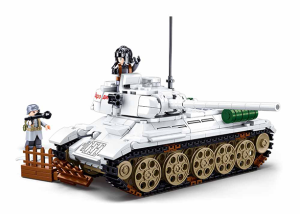 KLOCKI SLUBAN B0978 Czołg Zima WWII ARMY 518 EL.