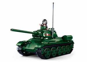 KLOCKI SLUBAN B0982 Czołg T-34-85 Modelbricks 497 EL.
