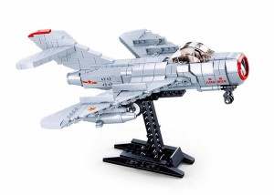 KLOCKI SLUBAN B0983 Samolot MIG-15 Modelbricks 583 EL.