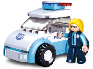 KLOCKI SLUBAN B0600B Mini Autko Policja B Girl's Dream 68 El.