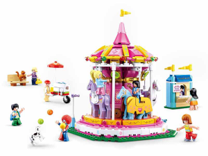 KLOCKI SLUBAN B0725 Wesołe Miasteczko Karuzela Girl's Dream 762 El.