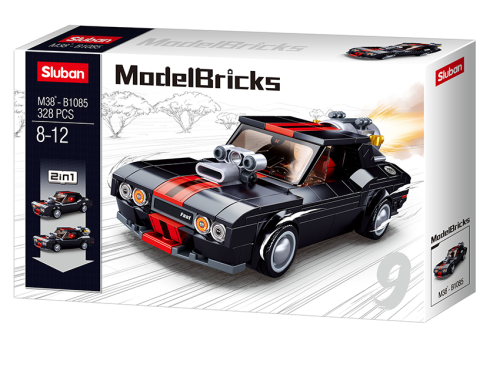 KLOCKI SLUBAN B1085 Wyścigówka Modelbricks 382 El.