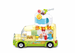 KLOCKI SLUBAN B0993C Smoothie Food Truck Girl's Dream 174 El.
