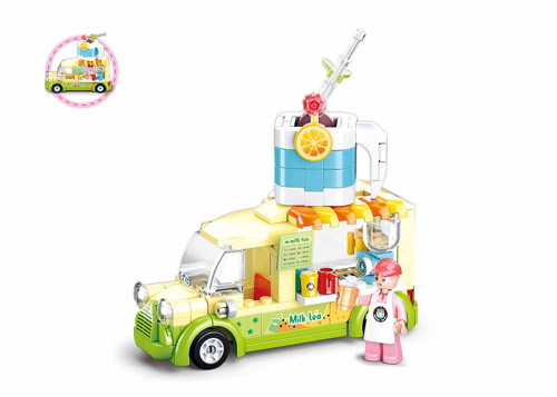 KLOCKI SLUBAN B0993C Smoothie Food Truck Girl's Dream 174 El.
