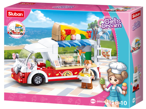 KLOCKI SLUBAN B0993D Pizzeria Food Truck Girl's Dream 156 El.