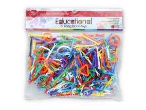 KLOCKI EDUKACYJNE Patyczki 293 El.