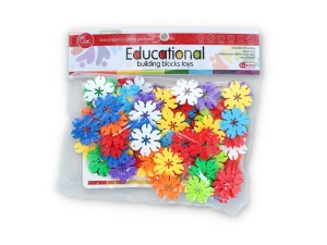 KLOCKI EDUKACYJNE Kwiatki 80 El.