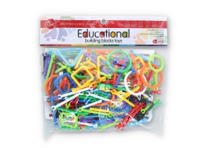 KLOCKI EDUKACYJNE Patyczki 173 El.