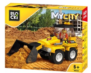 KLOCKI BLOCKI KB0230 Mini Spychacz MyCity 88 El.