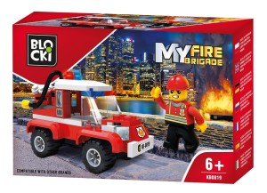 KLOCKI BLOCKI KB0819 Wóz Gaśniczy MyFire 84 El.
