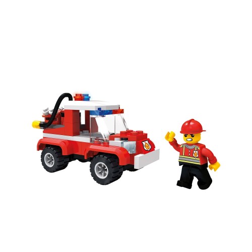 KLOCKI BLOCKI KB0819 Wóz Gaśniczy MyFire 84 El.