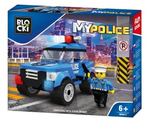 KLOCKI BLOCKI KB0617 Radiowóz Patrolowy MyPolice 111 El.